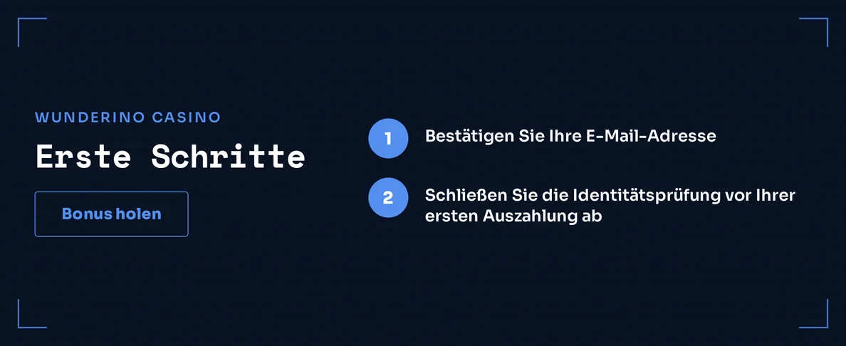 In wenigen Schritten anmelden